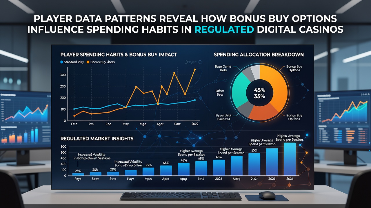 Heatmap visualization of player spending distribution before and after bonus buy feature adoption in regulated markets